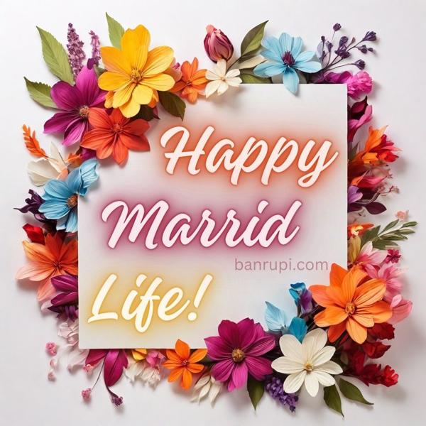 Download this beautiful married life wish image-banrupi