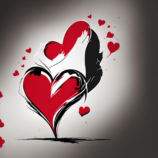 Download image is a beautiful vector art of a red love heart shape.-banrupi