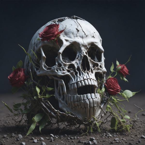 An image of a head, skull-banrupi