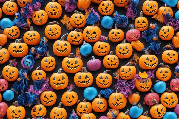 An image of a scary pumpkin face Halloween time-banrupi