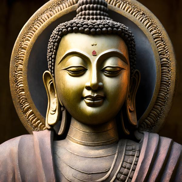 Download: image of Gautam Buddha statue represents the embodiment of peace and tranquility.-banrupi