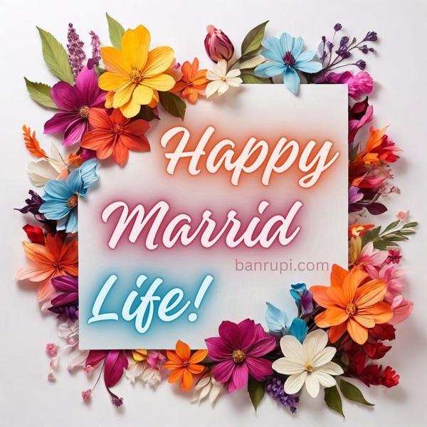 Download this beautiful married life wish image.-banrupi